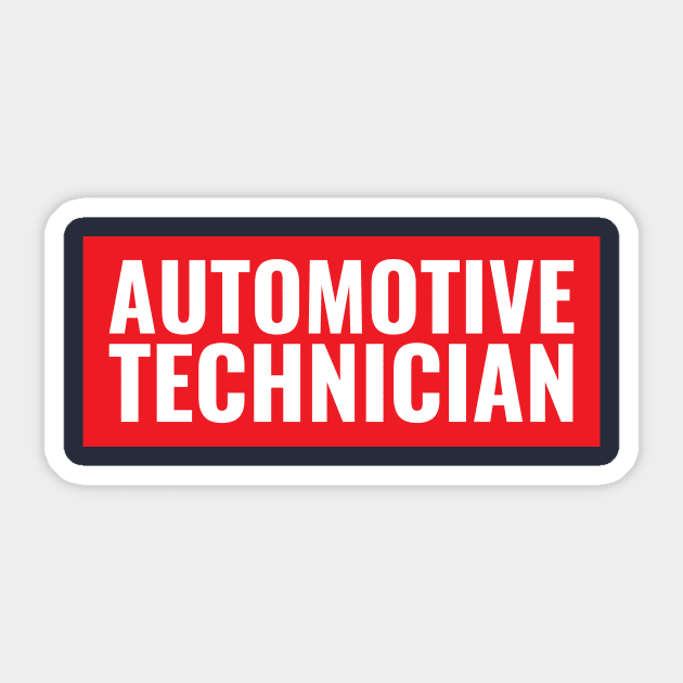 Automotive Technician Sticker by Saimarts